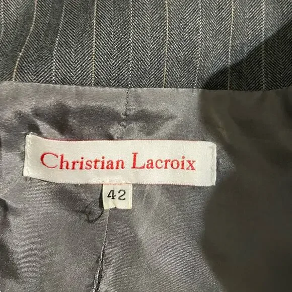 Y2K Christian Lacroix skirt suit